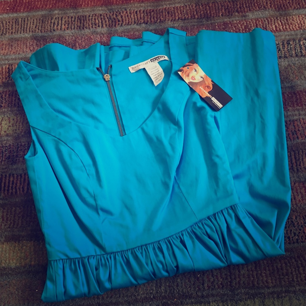 Blue necessary objects dress